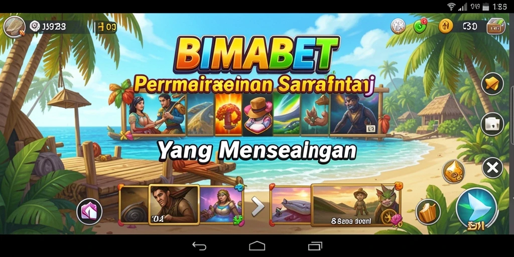 Tampilan gameplay menarik dari BIMABET yang menyenangkan.