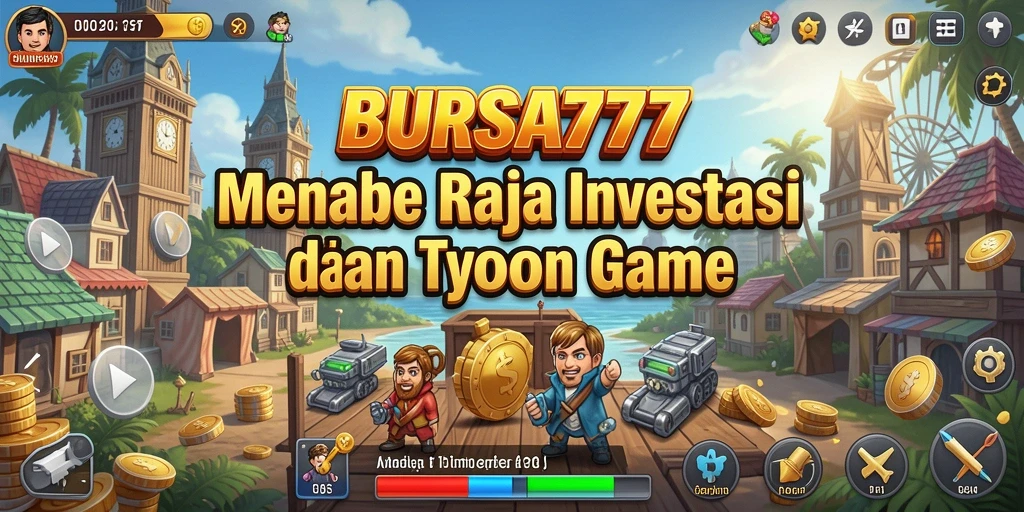 Tampilan gameplay BURSA777 yang seru dan interaktif dalam dunia investasi.