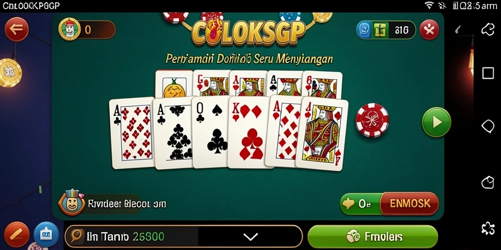 Gameplay seru dan interaktif dari COLOKSGP.
