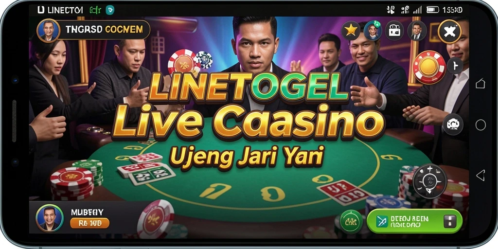 Tampilan gameplay seru dan interaktif dari LINETOGEL Live Casino.