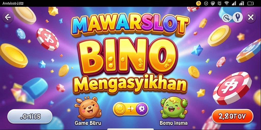 Tampilan gameplay Bingo MAWARSLOT yang seru dan interaktif.