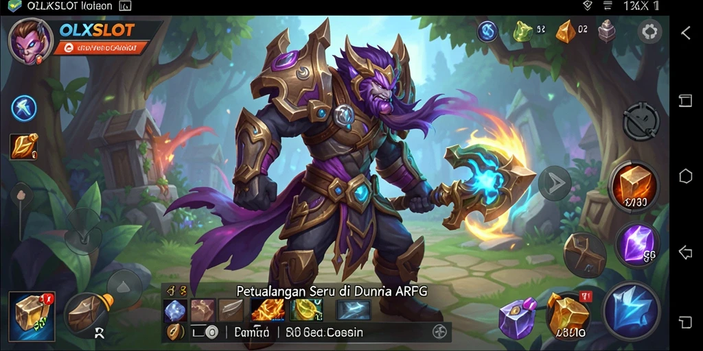 Tangkapan layar OLXSLOT menampilkan aksi seru dalam pertempuran ARPG.