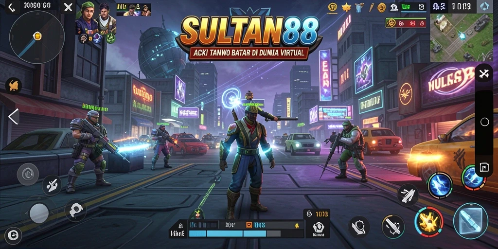 Tampilan aksi seru dalam gameplay SULTAN88 yang mendebarkan.