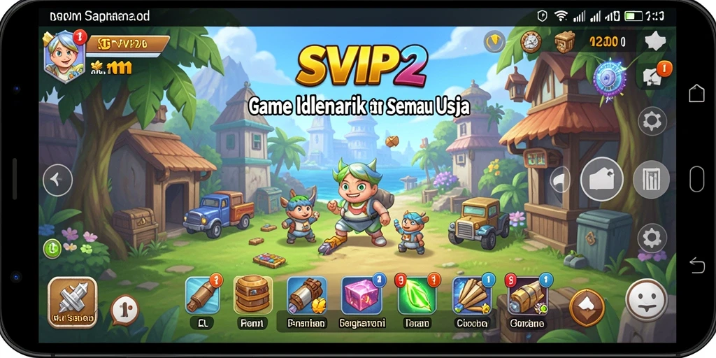 Screenshot utama SVIP2 menampilkan gameplay yang menggembirakan dan interaktif.