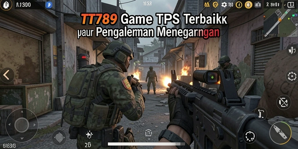 Tampilan gameplay mendalam dari TT789 saat bertarung di arena TPS.