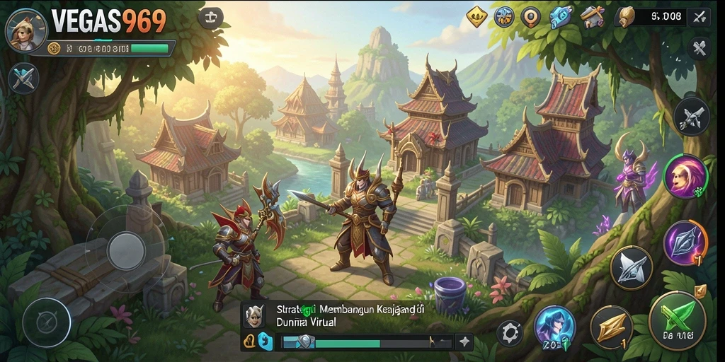 Tampilan gameplay strategi mendalam dalam VEGAS969.