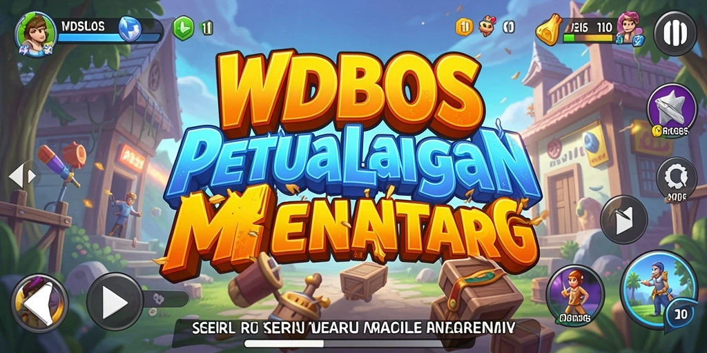 Screenshot utama WDBOS menampilkan aksi seru gameplay Arcade.
